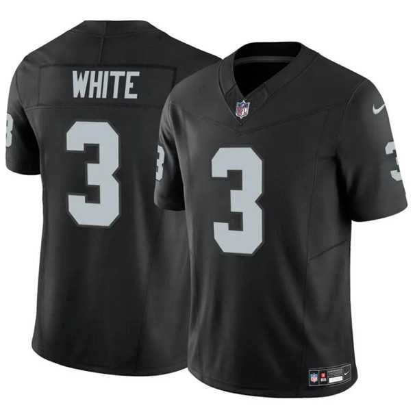 Men & Women & Youth Las Vegas Raiders #3 Zamir White Black F.U.S.E. Vapor Football Stitched Jersey->kansas city chiefs->NFL Jersey